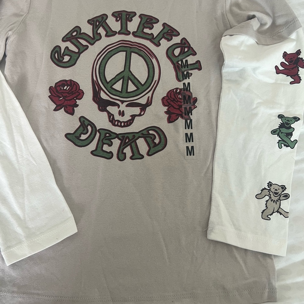 New kids Grateful Dead Gray Graphic Tee
